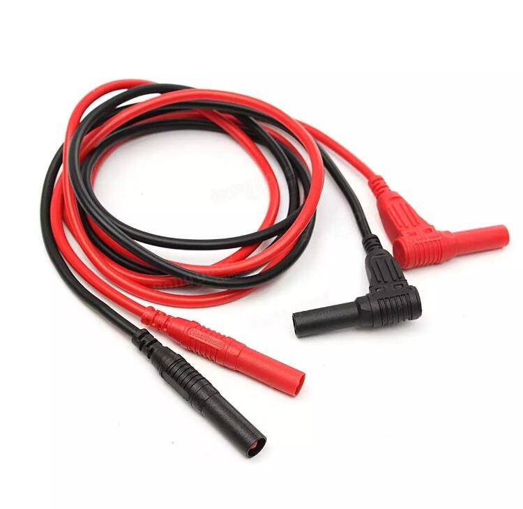 4mm Banana Plug Multimeter Test Leads 16A-30A With Silicone Jacket