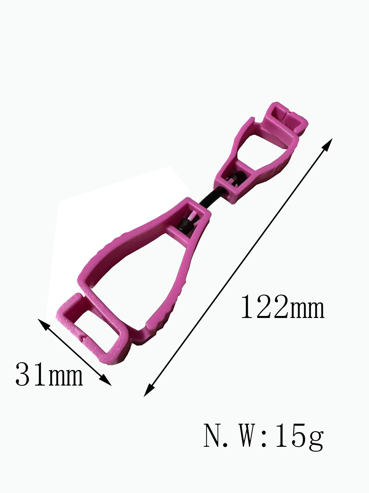 POM Material Glove Clip Retainers Must-Have Accessory for Glove Retention