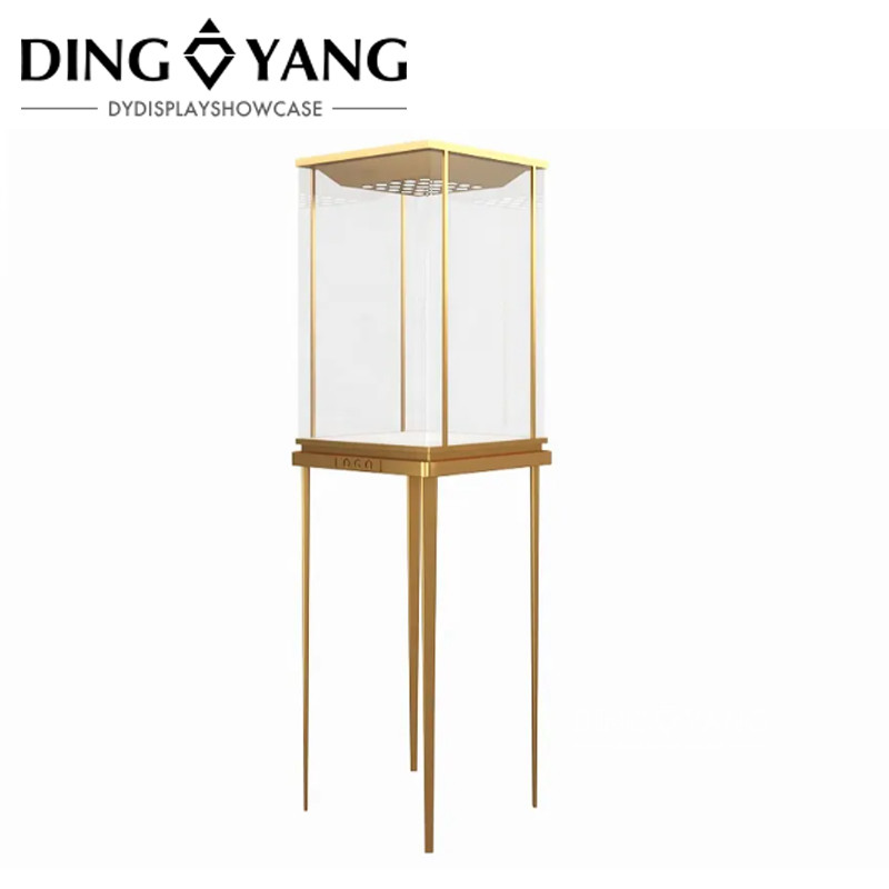 No Installation Jewelry Display Cabinet Modern Fashion Style With Low Power Consumption Lights