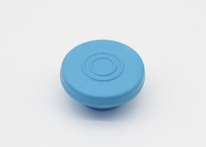 Ethylene Oxide Sterilized Blue Pharmaceutical Rubber Stoppers For Injection Vial
