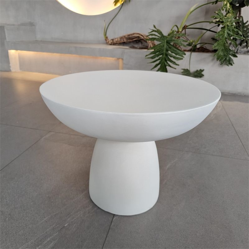 GRC Concrete Table Sets Modern Cement Dining Table Set Customized