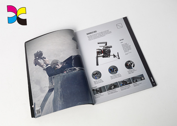 Fashion Full Color Free Sexy English Film Custom Magazine Printing With Sadle Stitching Binding
