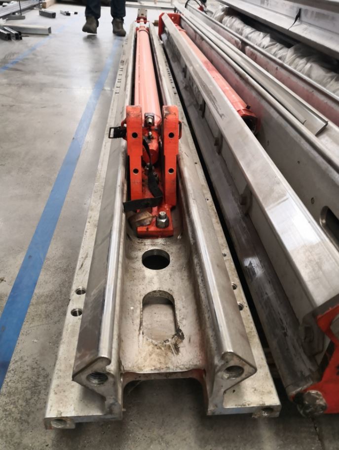 TFX500 TF500 Tunnel Drilling Feed Beam Profiles Aluminium Extruded Profiles