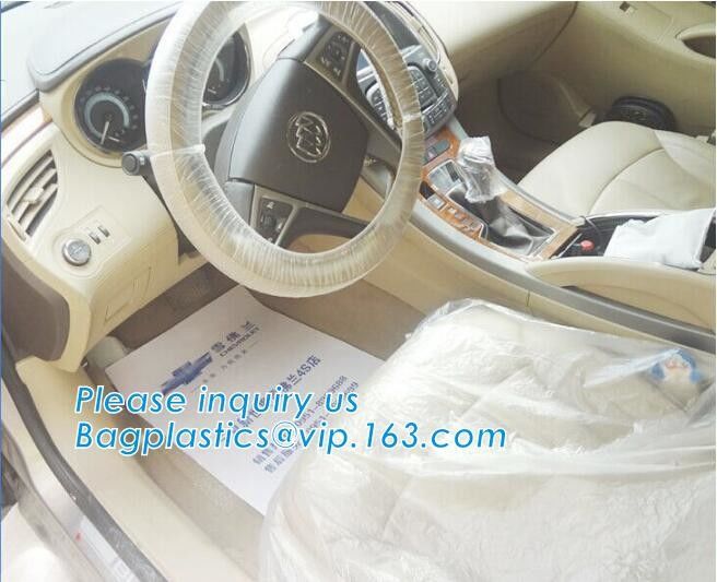 disposable gear shift cover disposable hand brake cover disposable foot mat Paper similar plastic film film cutter Drag