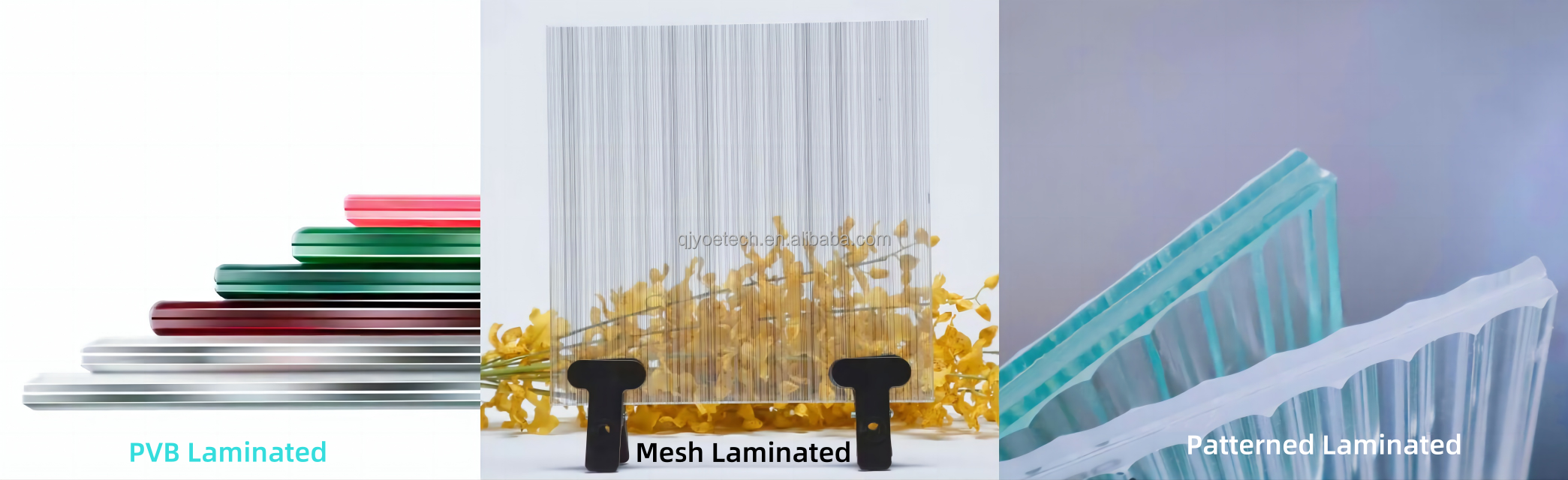 Tempered Laminated Safety Glass for Building Skylight Curtain Wall in Fine Polished Edge
