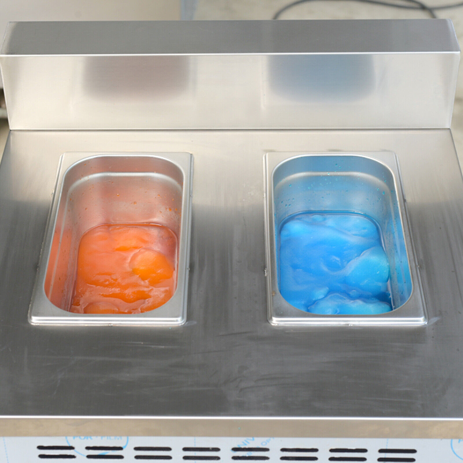 Ice Slushy Granita 7 Eleven Slurpee Margarita Cocktail Slush Machine with Advertising Light Box