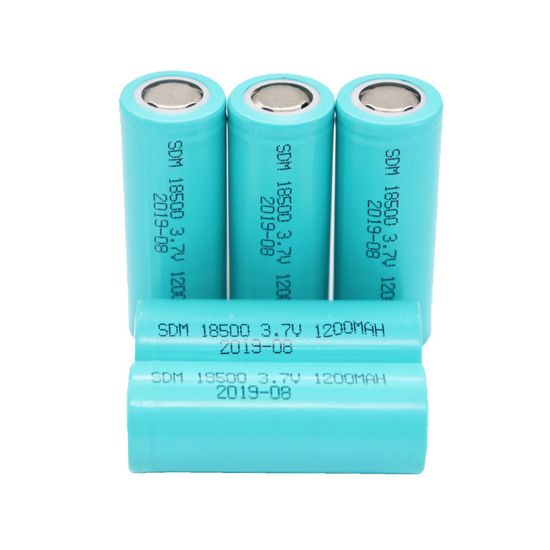 3.7V 1200mAh Cylindrical Lithium Ion Battery 18500 For Solar Light