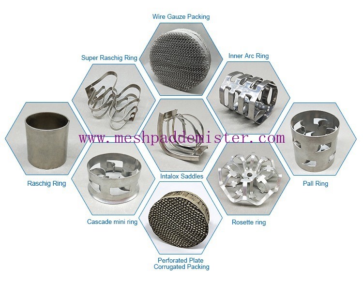 1.5" Ss316 38mm Metal Random Packing Saddle Ring