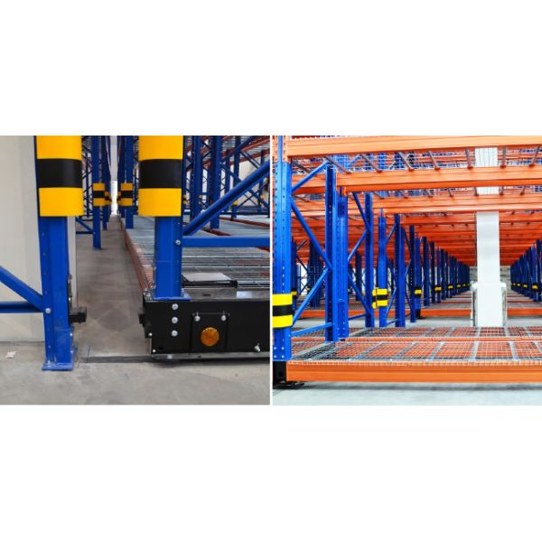 Heavy Duty Pallet Rack Protector Warehouse Pallet Rack Column Protection Flexible Plastic Guard Upright Protector