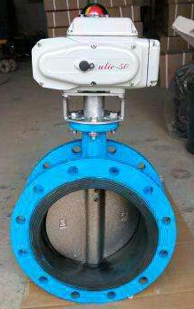 Electric Flanged Butterfly Valves DN450 With Motor 230V 50Hz,A215 WCB,CI