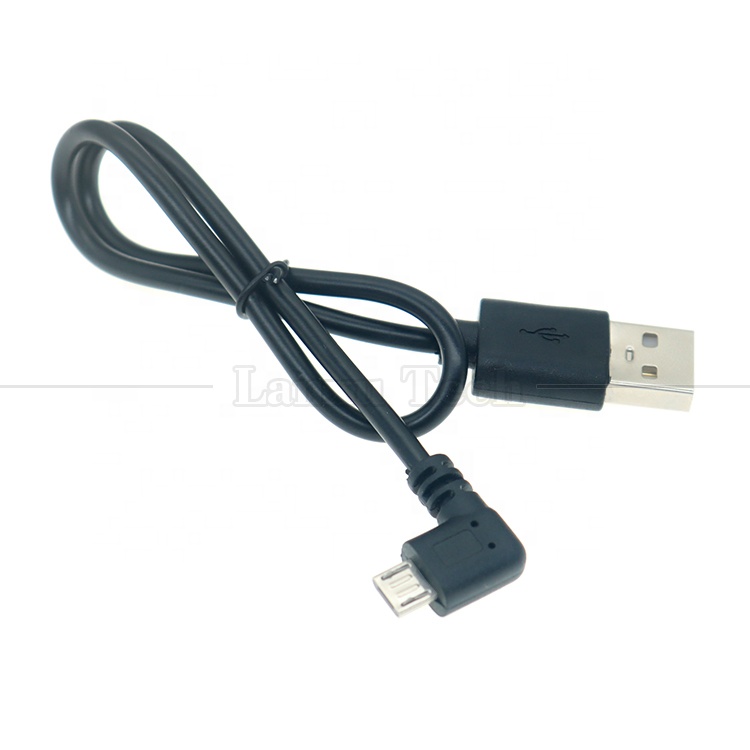 1M 2M 3M 1A 2A 3A Data Charging 90 Degree Right Angle USB Micro Extension Cable for Phone Tablet