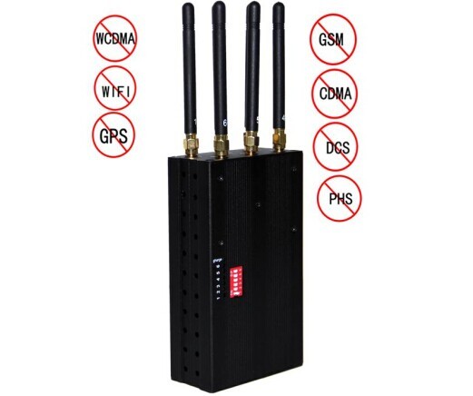 Library 808HI Portable Cell Phone Jammer GPS WIFI 3G Blocker 30dBm