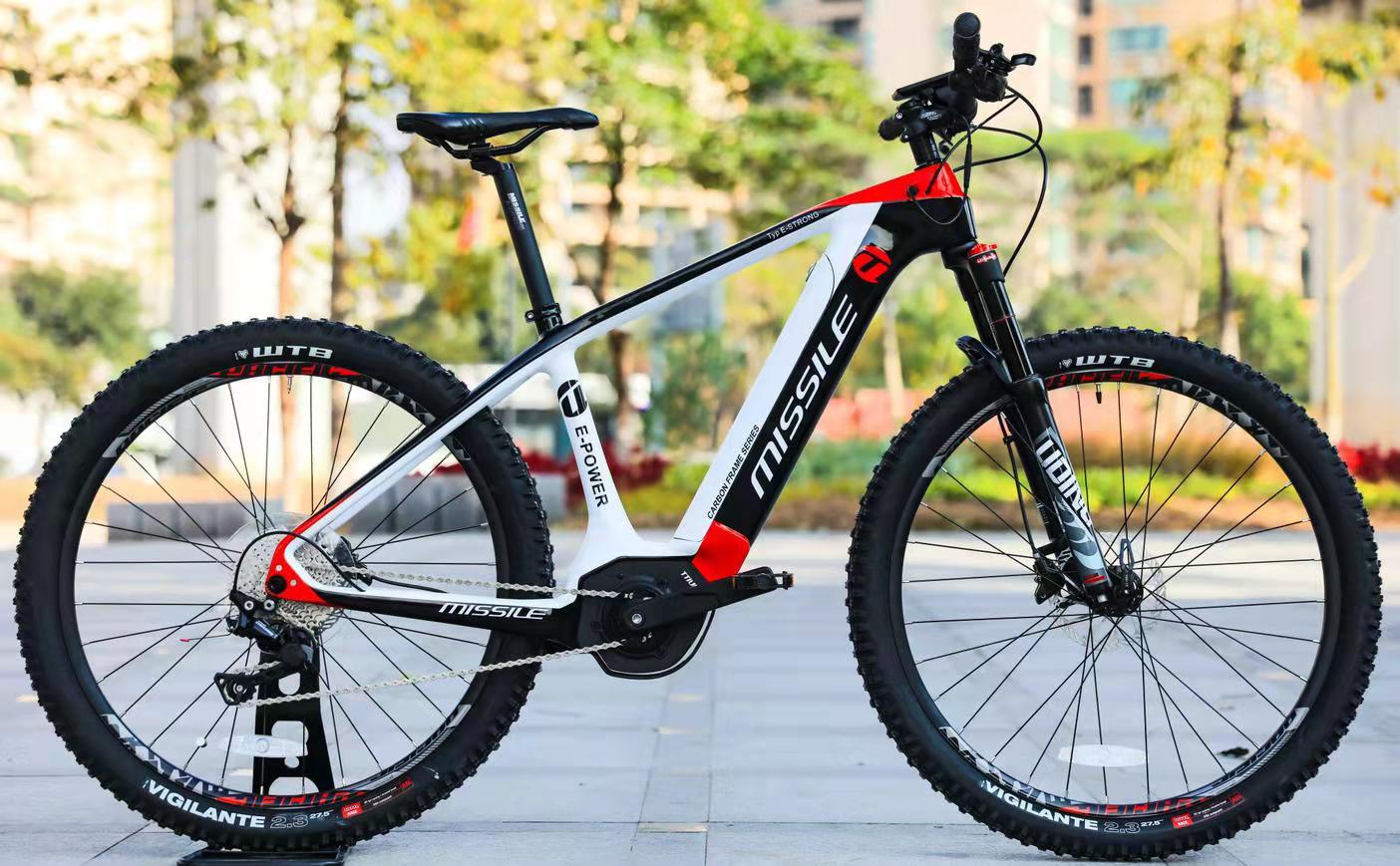 350w Bafang Motor Carbon Frame Electric Bicycle With Lithium Battery And Speed 50km/h
