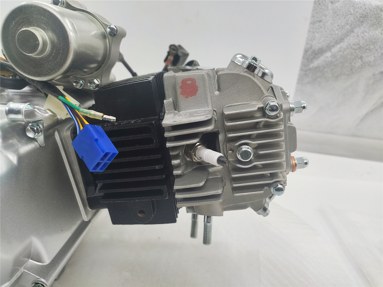 125CC Nature Water-Cooled Motorcycle Three Wheel Cargo Tricycle Engine Assembly Silver