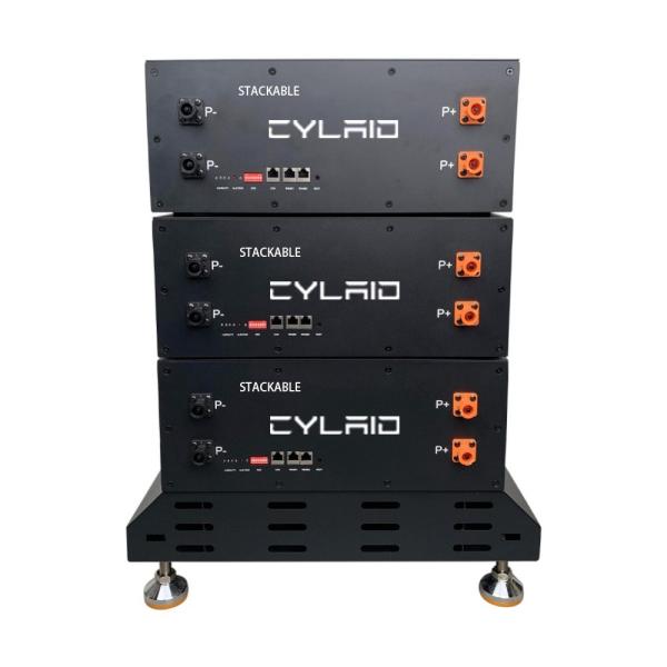 Stacked Home Energy Storage Batteries 5KW 10KWh 48v 100ah 200ah With 10000 Cycle