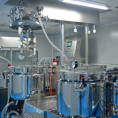 Mixing & Homogenizing Cosmetics Manufacturing/Production Equipment/Machinery Cream Vacuum Emulsifying Mixer