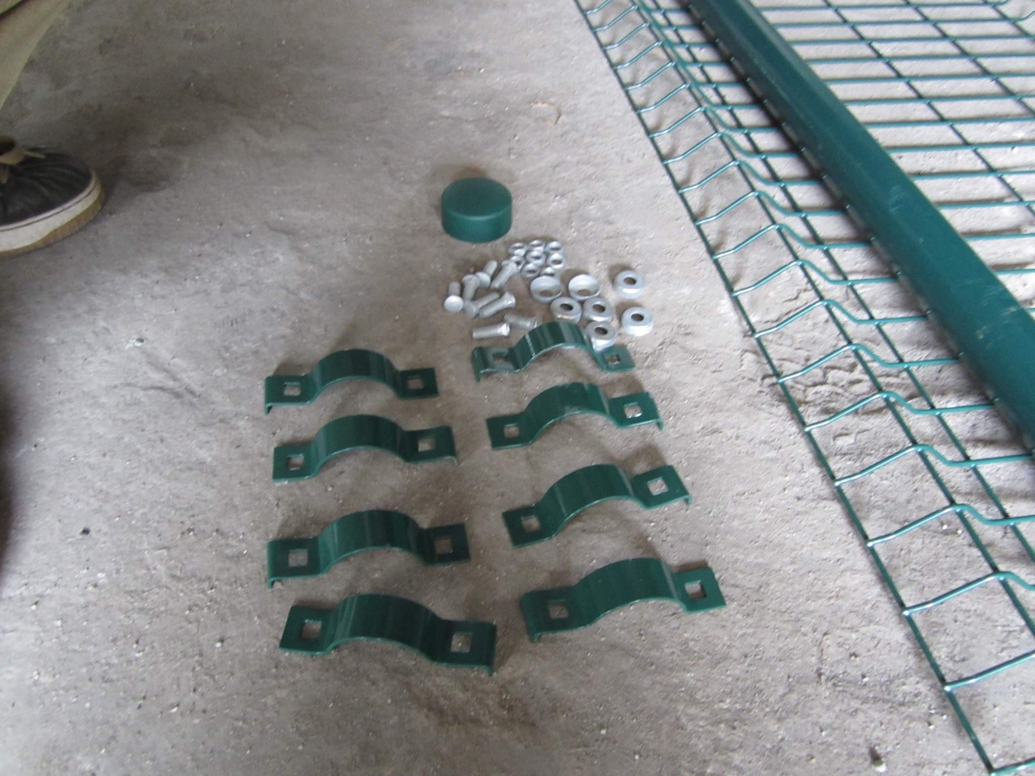 high quality Galvanized /PVC coated welded wire mesh fence panels