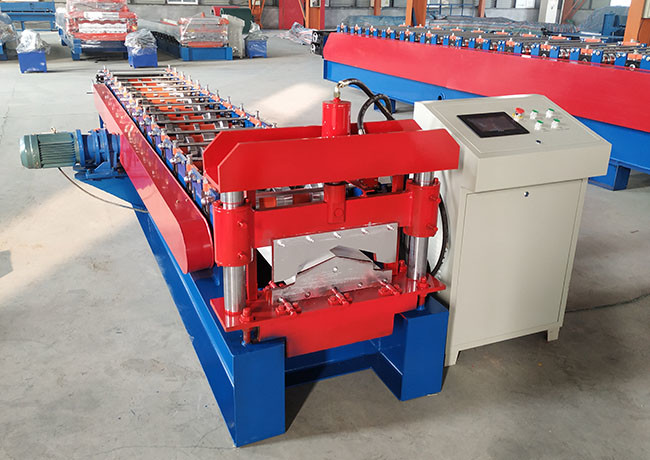 Tile Press Ridge Cap Roll Forming Machine Production Capacity 20 M/MIN