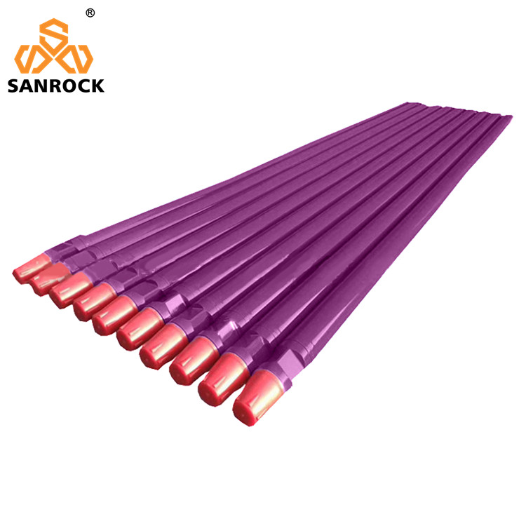 Mining Drill Rod Heavy Weight Drill Pipe Upsetting Process Threaded Drill Rod