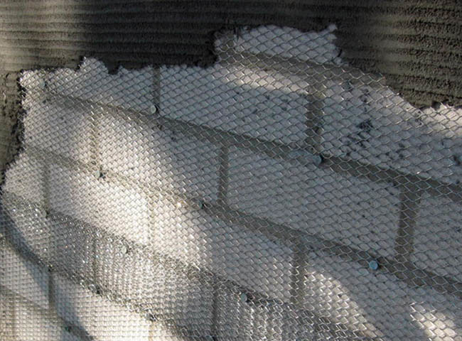 Expanded Metal Lath Offers Wall Reinforcement And Prevents Cracking For Wall Ceiling Plastering Works