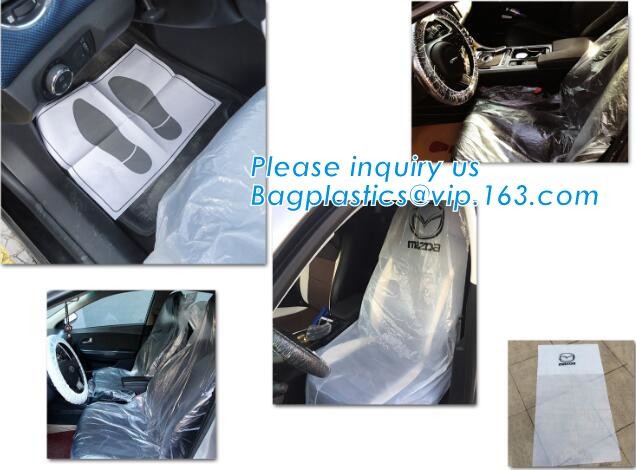 disposable gear shift cover disposable hand brake cover disposable foot mat Paper similar plastic film film cutter Drag