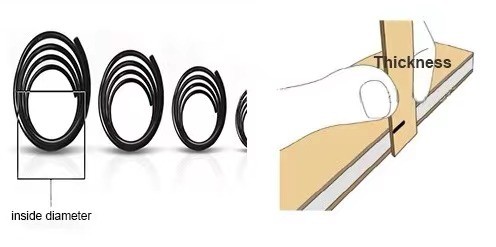 Steel Electroplated 6.4mm Wire Spiral Binding Coils Double O Line Binding