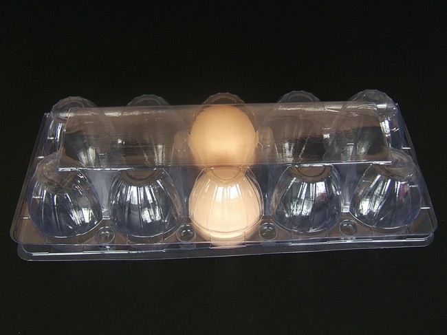 Convenient 8pcs 0.7mm PVC Plastic Egg Carton Transport Egg Incubator Tray