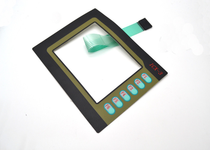 Embossed Tactile Membrane Switch Keypad With 3M55230 Back Adhesive