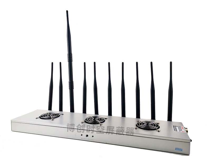 10 frequency band 5g Mobile Phone Signal Jammer three fans heat dissipation, and the jammer can be used for 24 hours
