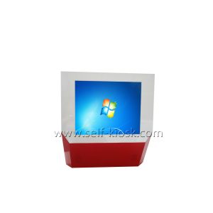 17 Inch Interactive Countertop Kiosk Customize Logo With RFID Card Reader