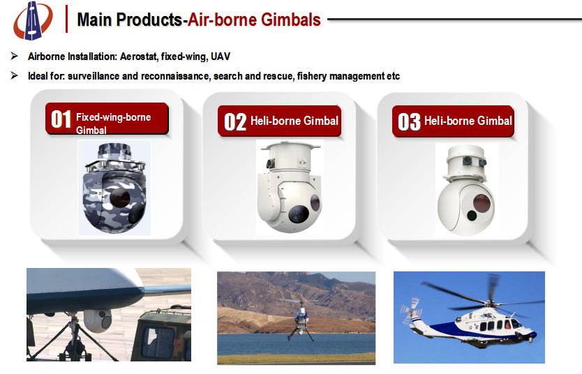 Small Size High Resolution EO / IR Tracking Gimbal For Military And Civilian UAVs