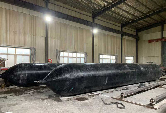 Big Lifting Capacity Marine Salvage Airbags Cylindrical Industrial Inflatable Buoyancy Bags