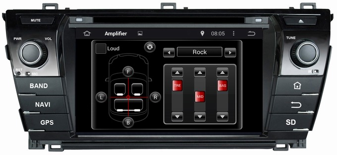 Ouchuangbo Car GPS Navigation DVD Stereo System for Toyota Corolla 2014 3G Wifi Android 4.4 Multimedia Player OCB-7019D