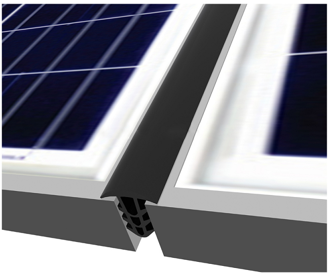 Solar Panel Sealing Strip in Black EPDM Rubber for T Shape Waterproofing Solutions