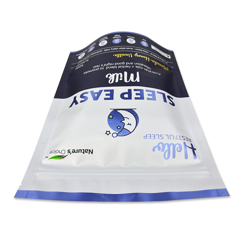 Food Grade Stand Up Pouch Packaging Bag 600g Capacity And Custom Printed Design