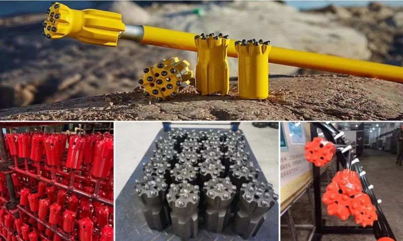 40mm 6 Buttons 7 buttons Tapered 7 Degree Button Bits Drilling Rig Tools for Mining