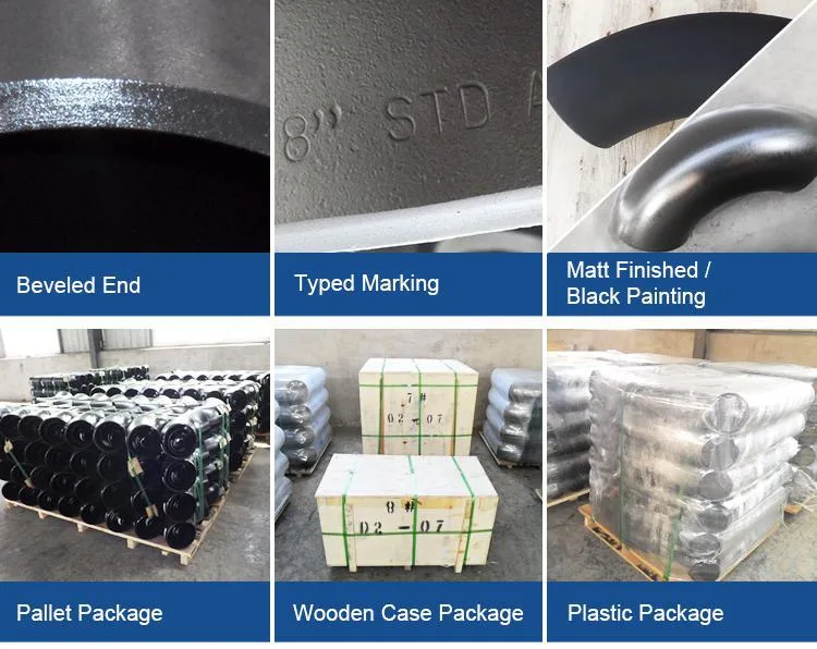 12crmov / A234 Wp11 16&quot; Sch80 Carbon Steel Elbow Pipe Fitting