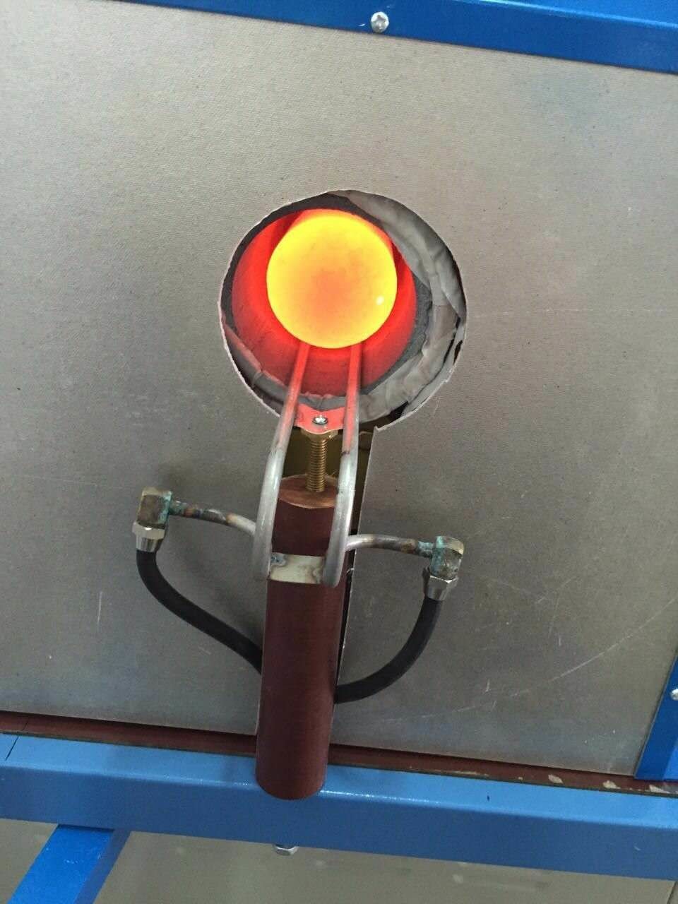 45KW Induction Forging Machine 1-20Khz Induction Forging Furnace For Brass Bar Plate