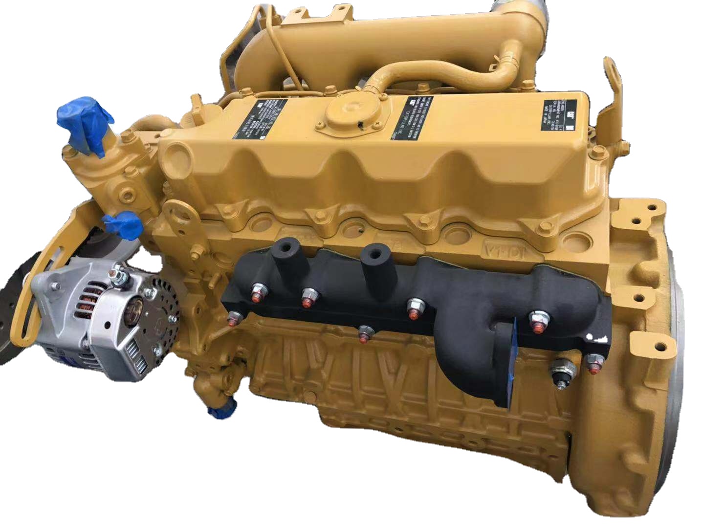 Kick Start C2.4 CAT Excavator Engine 70CC Diesel Motor Water Cooled