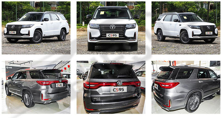 2021 2022 2020 Changan CS95 2.0T 4WD Automobile Cars with Rear Camera and High Torque