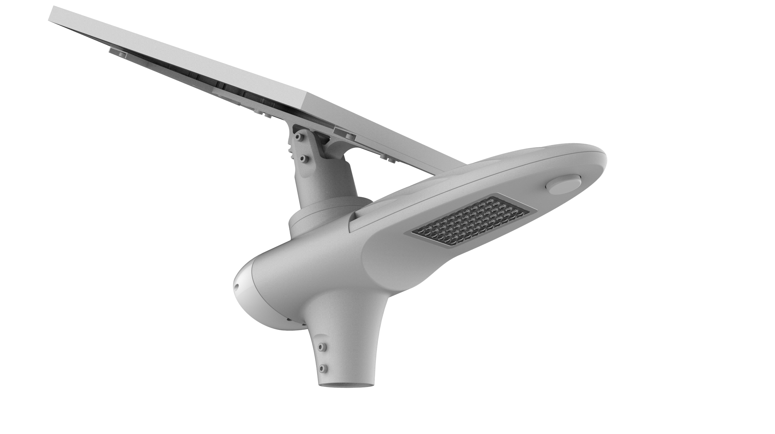 LED Street Lights Solar Powered with Remote Control Security Area Light for Parking Lot