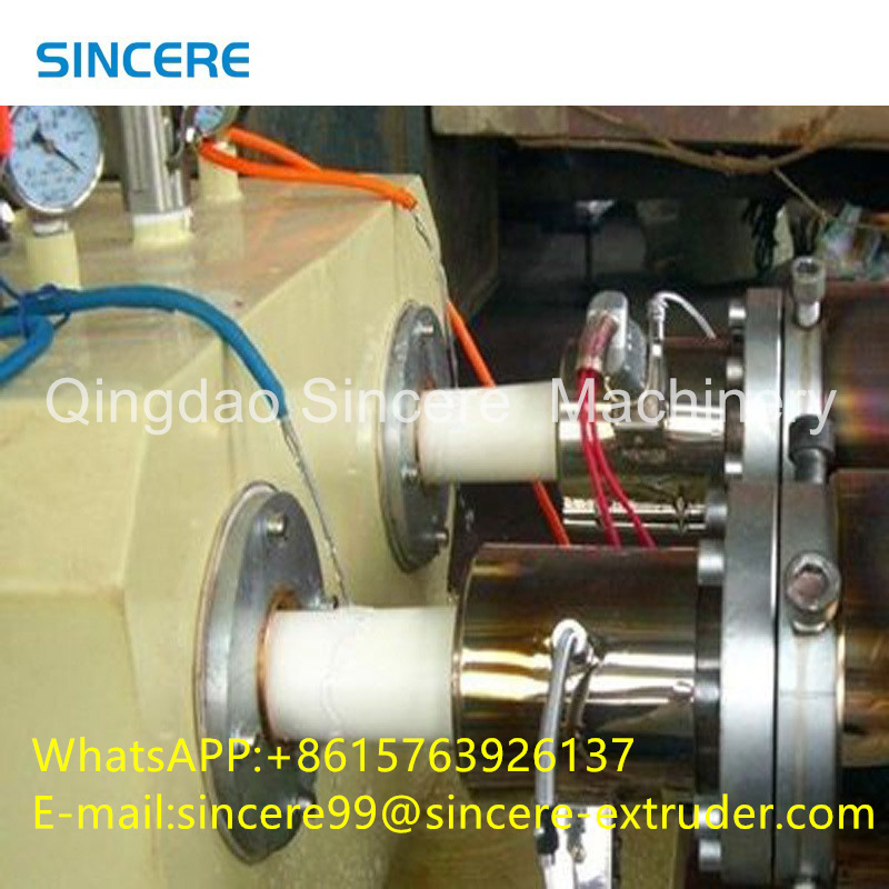 PVC HDPE Plastic Pipe Extrusion Line Production With SJSZ51/105 SJSZ65/132 Extruders