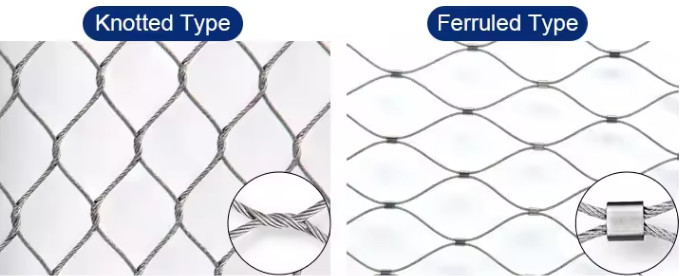 7x9 Stainless Steel Wire Rope Mesh Netting Flexible Stainless Steel Rope Mesh