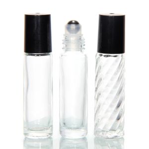 Buy cheap Clear Mini Rollerball Bottles Refillable Roll On Bottle 10Ml product