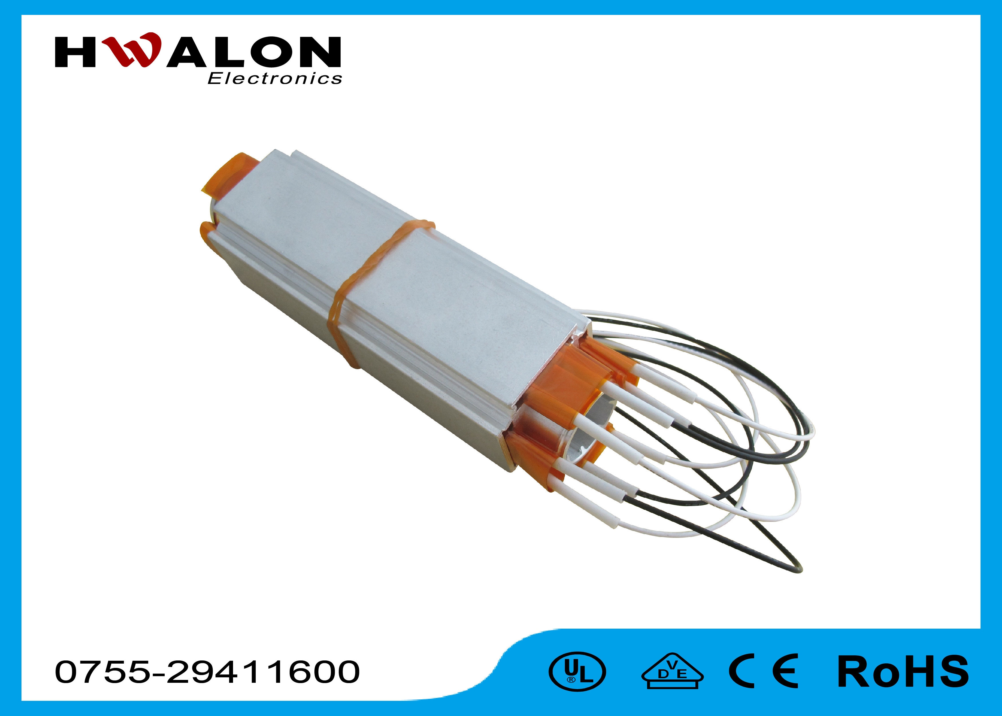 Popular PTC Water Heater Electric Heating Element Excellent Insulating Property