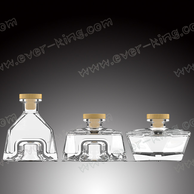 Extra Flint Rum Glass Bottle 750ml With Cork Cap