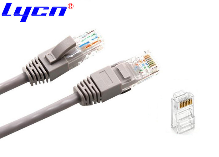 UTP Cat 5e Lan Network Cable Wire Harness Assembly 5.5MM OD Pure Copper