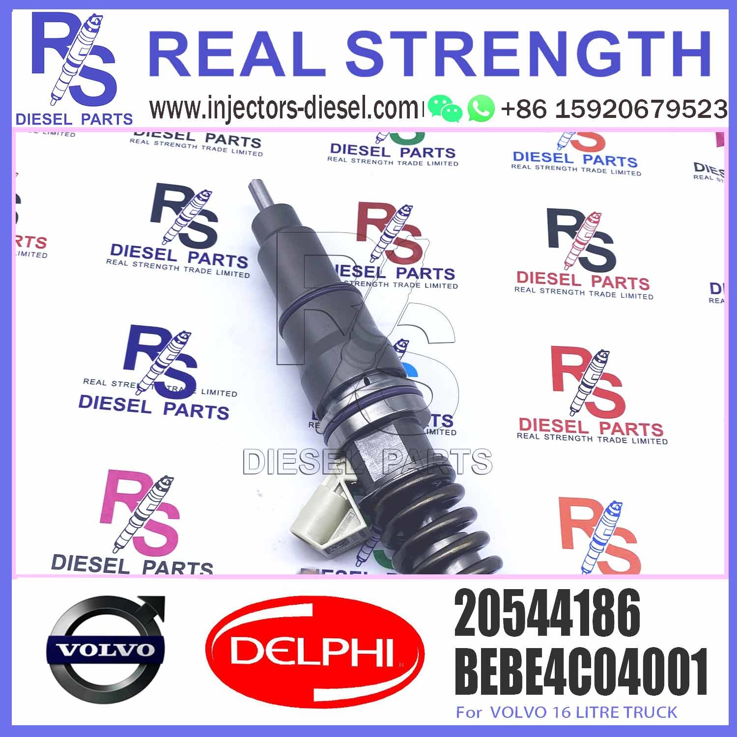 1600231962358 diesel fuel injector BEBE4C04001 BEBE4C04101 20544186 85000318 for V-O-L-V FH 16 D16C, Euro 3,