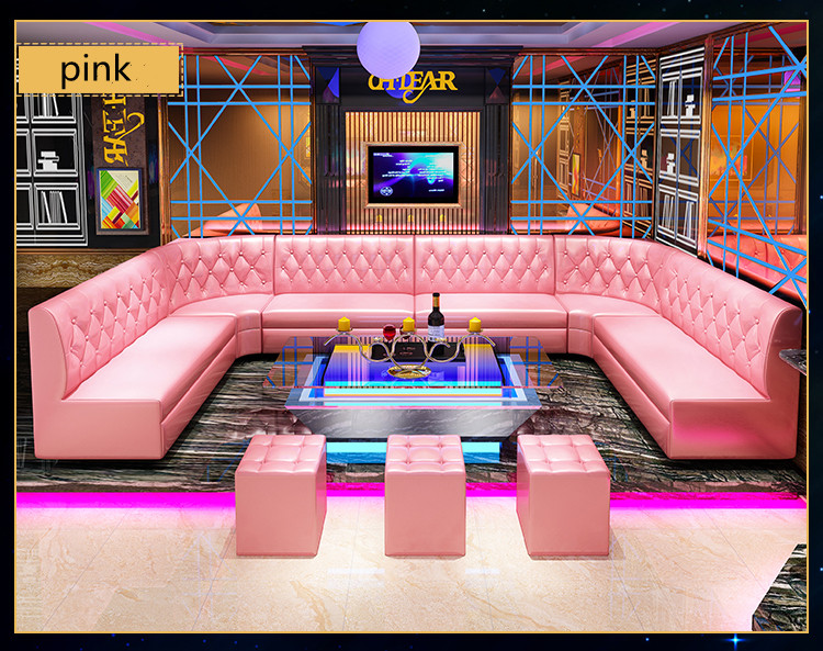 Modular U Shaped Leather Sectional Couch With Chaise Hotel Lobby Princess