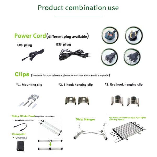 Rohs Certification Low Heat T5 Fluorescent Grow Light For Greenhouse Weed